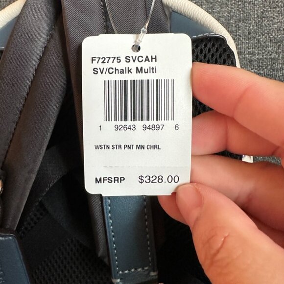 NWT! RARE! Coach Mini Charlie Backpack with Western Star Print F72775 - Picture 12 of 12